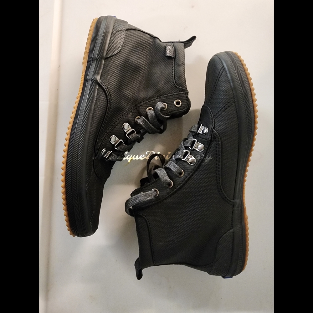 Keds Black Rainboot High-Top Sneakers